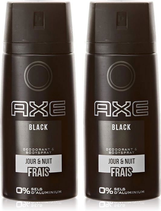 LOT DE 2 DEO AXE BLACK 150ML