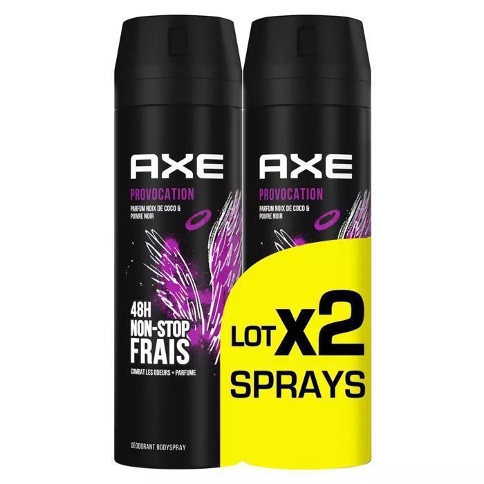 LOT DE 2 DEO AXE EXCITE 150ML