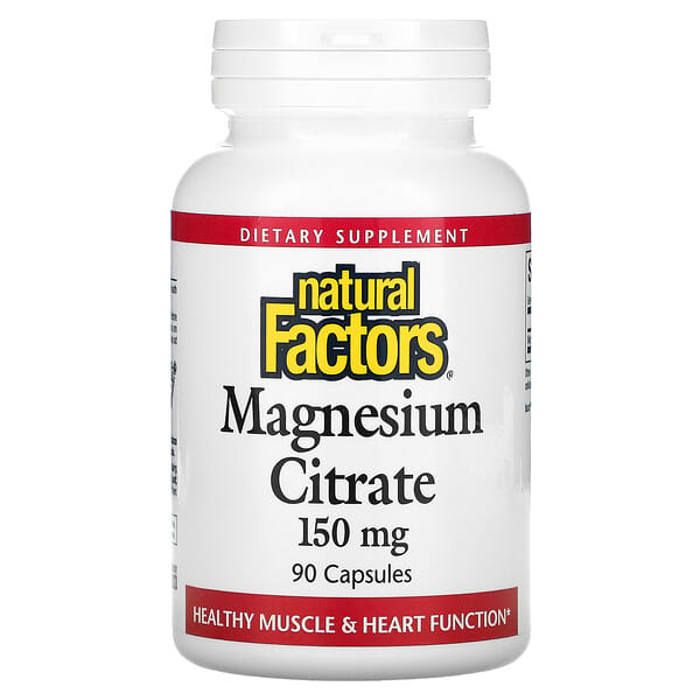 Citrat de magnésium, 150 mg, 90 Gélules