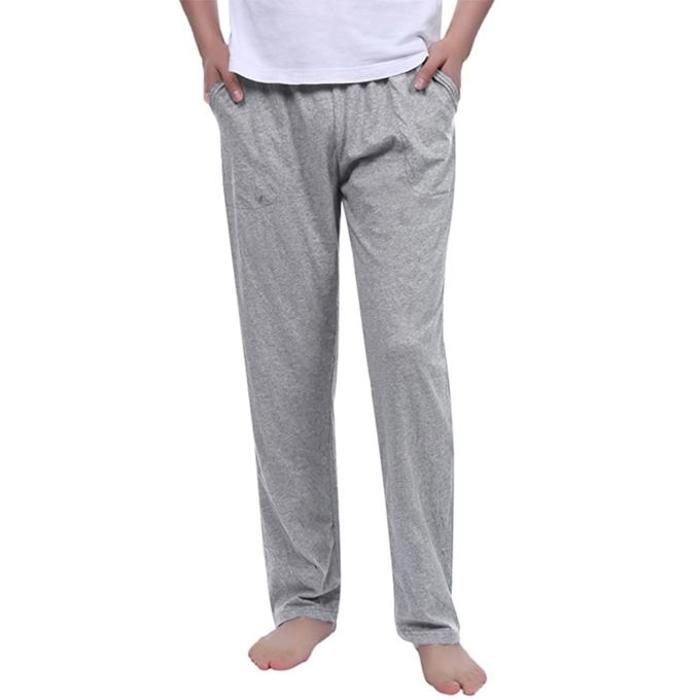 Pantalon de Pyjama - Non spécifié - Gris - Coton 100% - Doux - Pour Homme