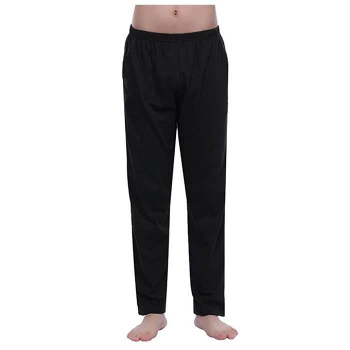 Pantalon Pyjama Noir Homme Coton