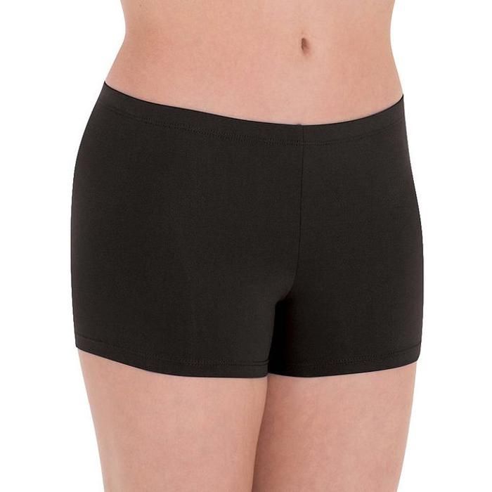 Short en cote coton Noir