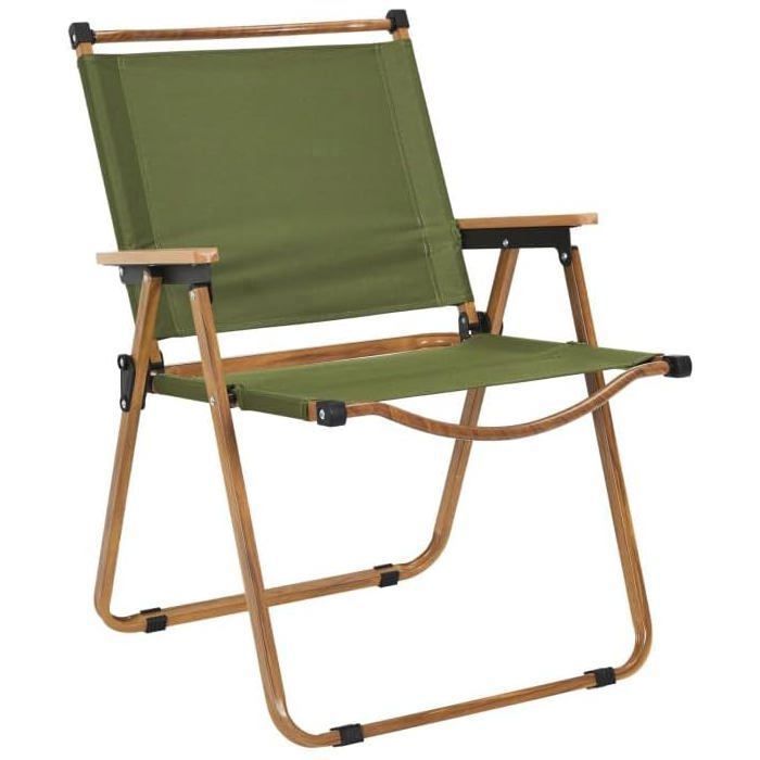 CHAISE DE CAMPING PLIABLE MARIPOSA VERT