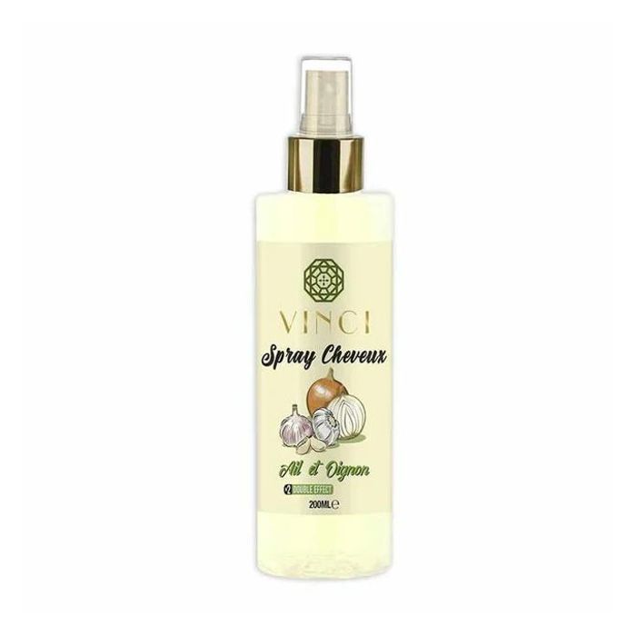 Spray cheveux dévitalisés Ail & oignon: revitalise et hydrate