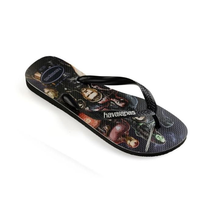 Tongs - HAVAIANAS - TOP MARVEL - Caoutchouc - Noir - Pour Homme - Marjane Mall - Image 2
