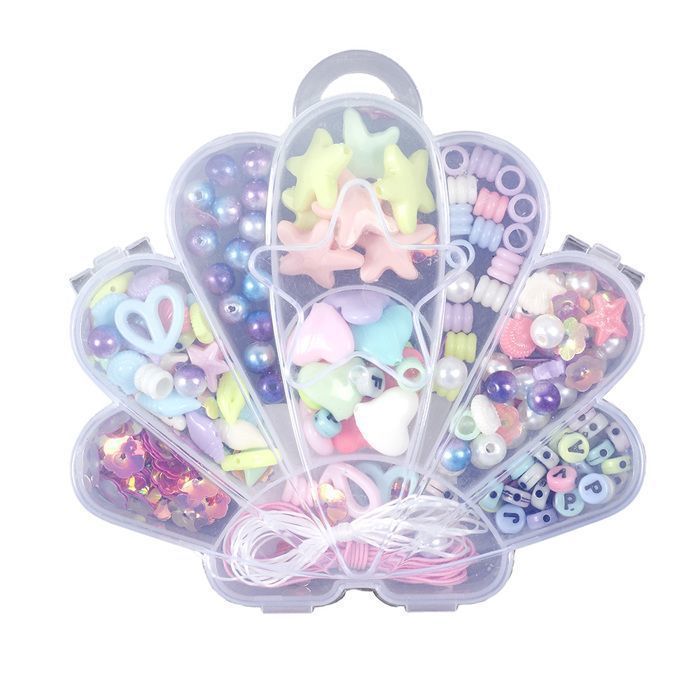 Coffret de perles fantaisies 150 pièces Coquillage