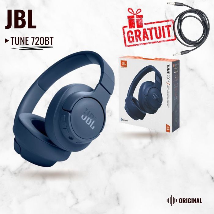 CASQUE Original JBL TUNE 720BT Blue