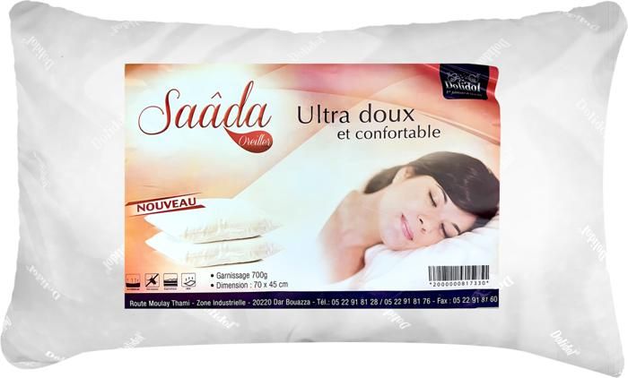 OREILLER SAADA 70X45CM 700G
