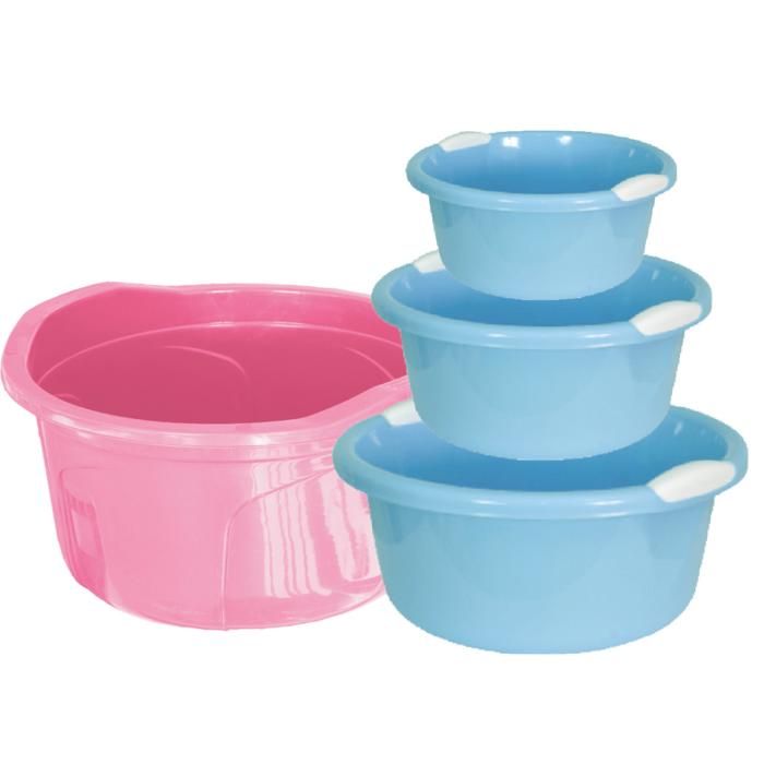 SET DE 4 BASSINES (5L+8L+10L+12L)