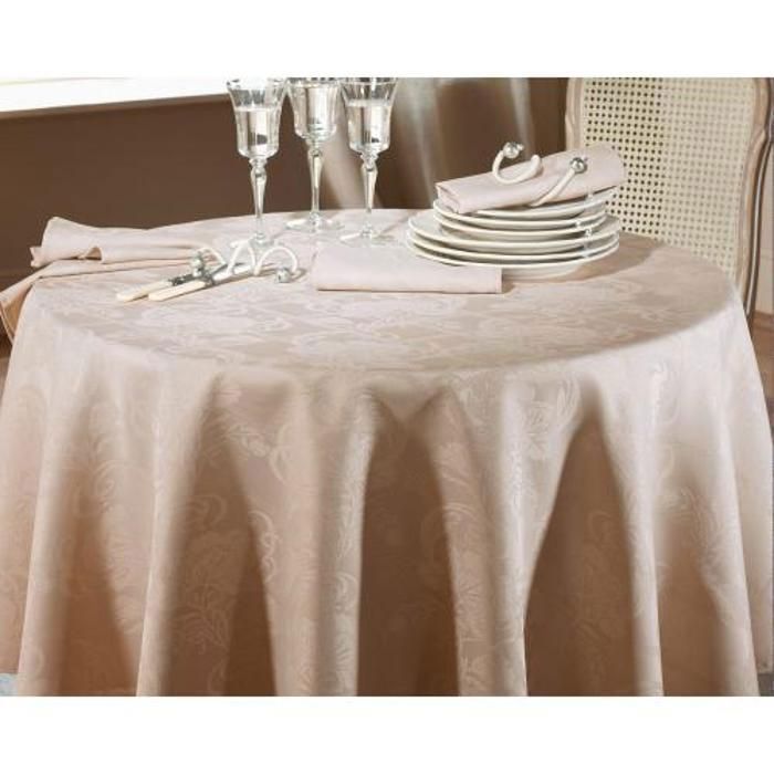 NAPPE JACQUARD DOUBLE FACE 150X200cm - Couleur Aléatoire