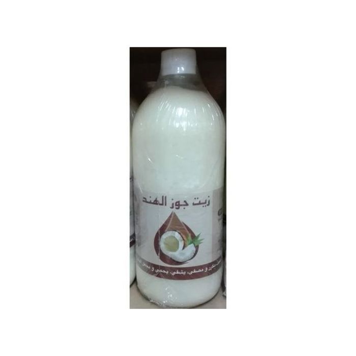 Hemani L’huile de Coco 100% Pure de hemani /riche en vitamines (E et K), en fer et en acides gras. Très nourrissante/ 1L