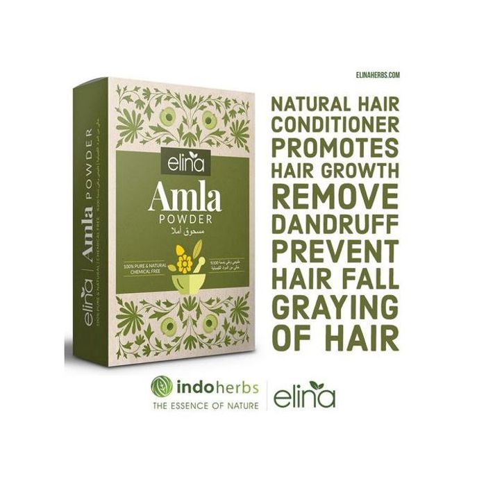 Elina 100g Poudre Amla ayurvédique. Soin capillaire, Pousse des cheveux, soin peau...