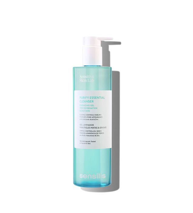 Gel nettoyant - Sensilis - Purify - 400ml - Peaux mixtes - Contrôle sébum