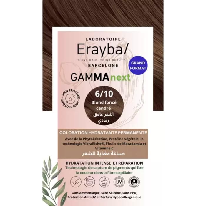 Coloration Gamma Next 6/10 Blond Foncé Cendré Erayba 6/10 60ml