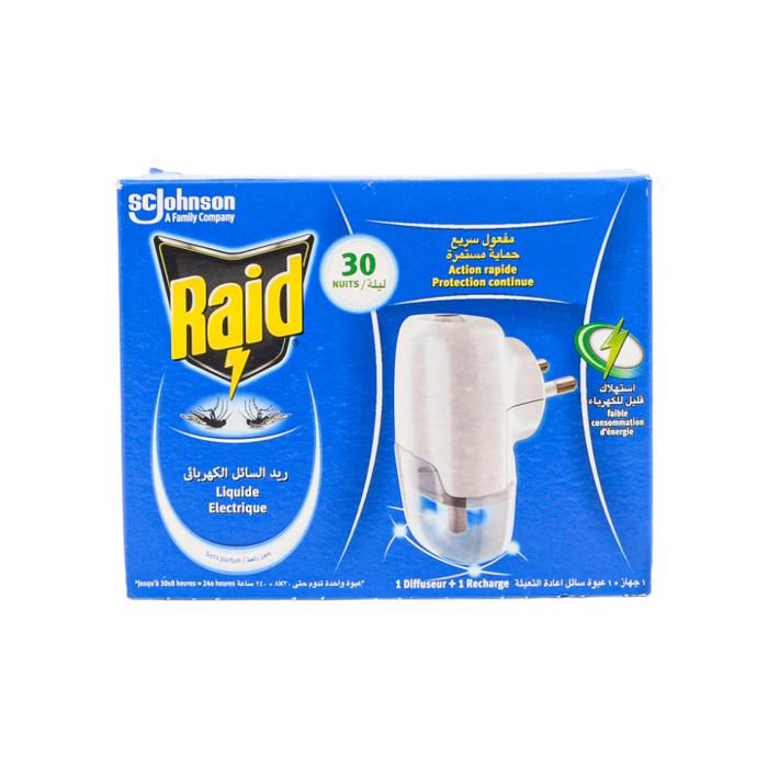RAID DIFFUSEUR + RECHARGE LIQUIDE 30 NUITS