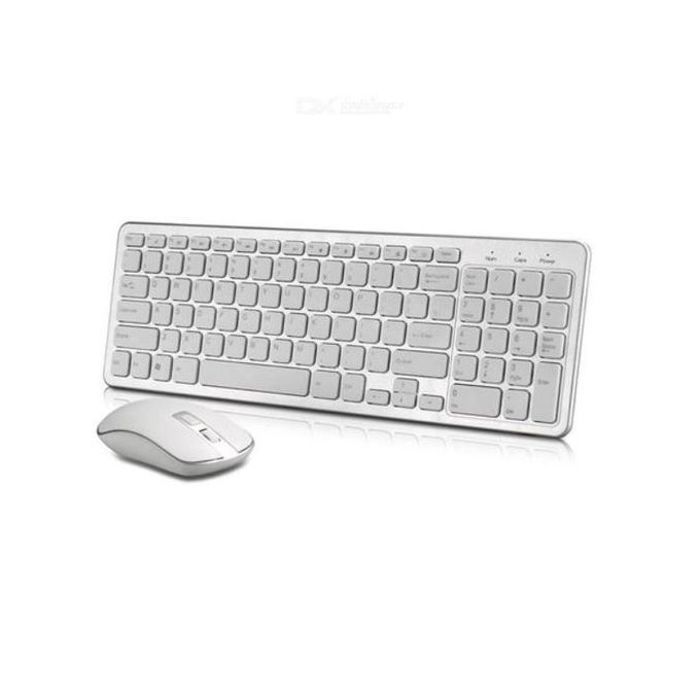 Clavier et Souris Bluetooth Sans Fil azerty Pour Ordinateur et Smart TV