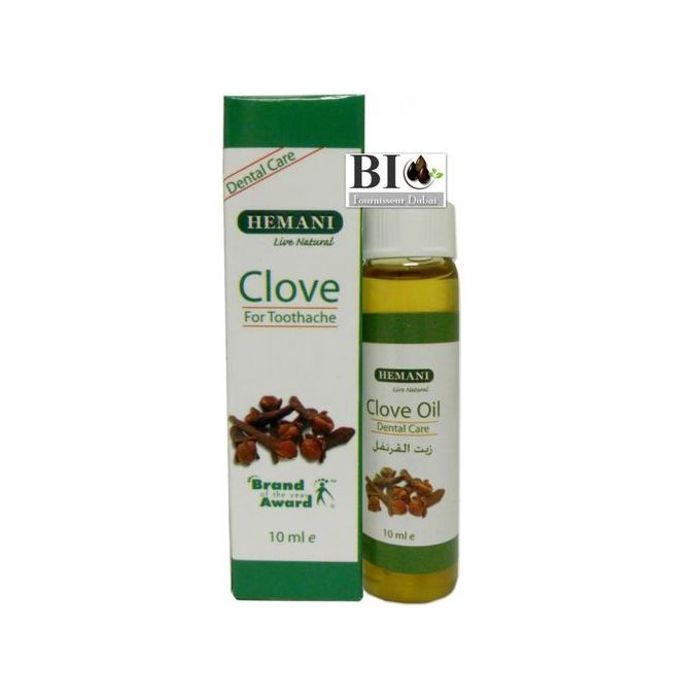 Hemani Huile Clou de Girofle 10 ml pour Calmer douleurs dents 100 % EFFICACE & BIO