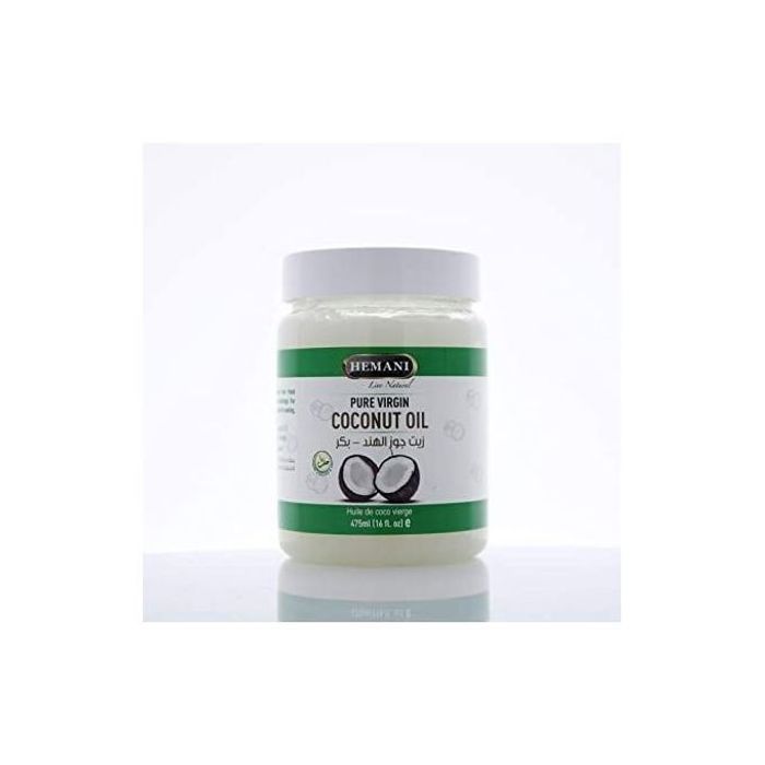 Hemani Huile de noix de coco vierge pure / alimentaire et cosmétique / 475 ml