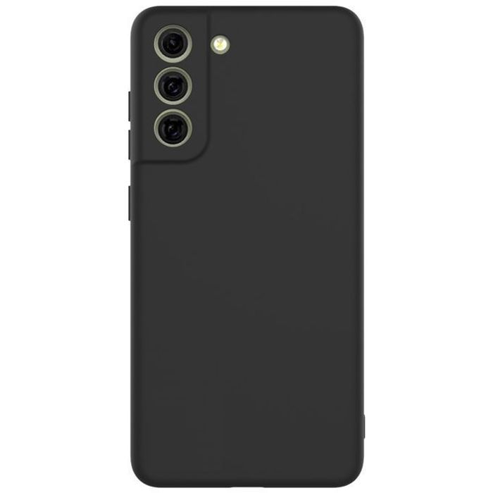 Samsung S21 FE 5G Coque Silicone Soft Gel Rubber Noir