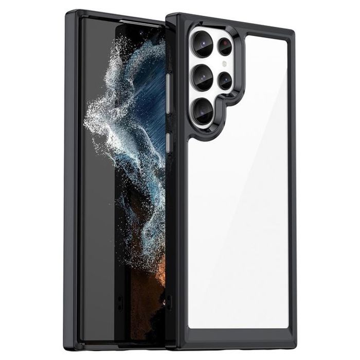 Pochette transparente protège pour Galaxy S24 Ultra 5G