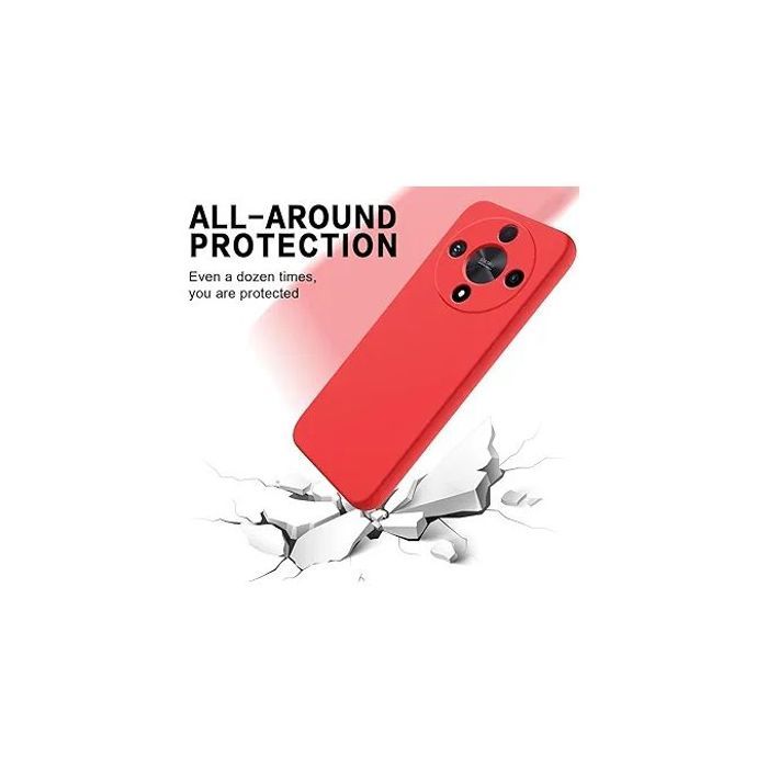 Case Pochette pour Honor x9b meilleur Qualite Dane Rouge