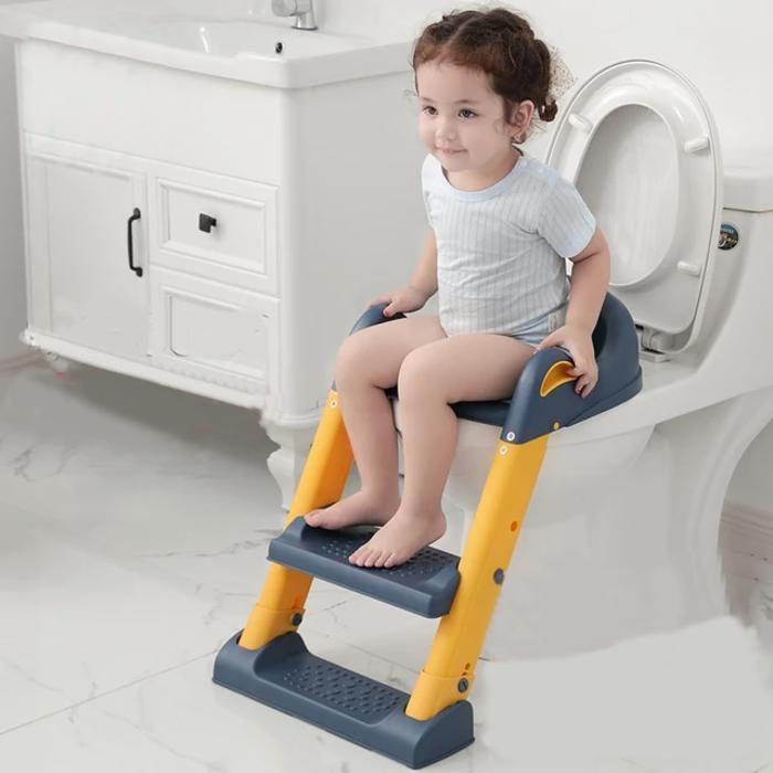 réducteur de toilette WC Bébé,chaise pot Siège Réglable-Pliable Antidérapantes-d'entraînement - mini toilette bébé