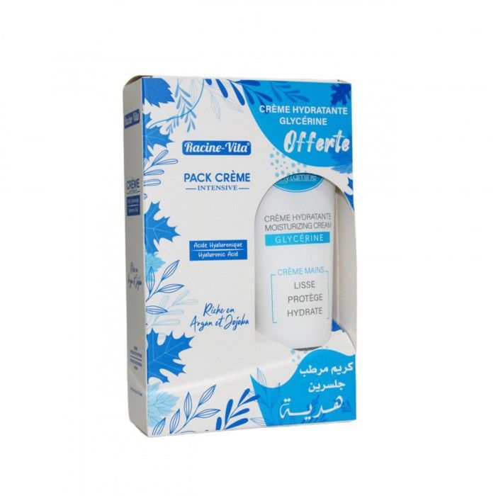 RACINE VITA CREME INTENSIVE HYDRATANTE A L'ACIDE HYALURONIQUE ACHETE + RACINE VITA CRÈME MAINS OFFERT