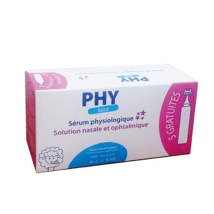 Gilbert Serum Physiologique 5 Ml Bte De 40+5 Unidoses Gratuites