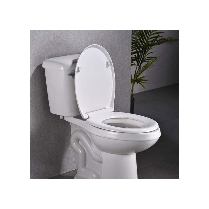 Abattant WC Blanc amortissable