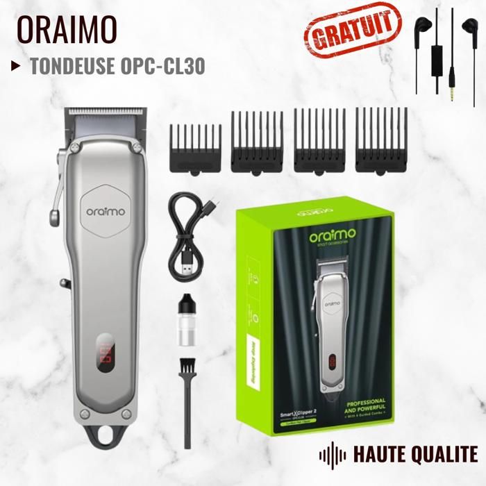 Oraimo SmartClipper2 Tondeuse à cheveux professionnelle OPC-CL30