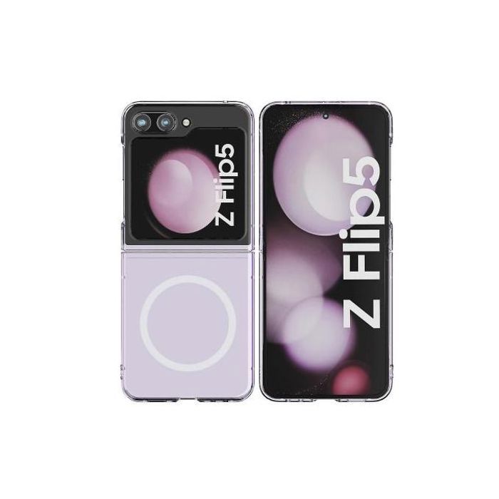 Coque MagSafe pour Samsung Galaxy Z Flip 5 5G Rigide Avizar Transparent