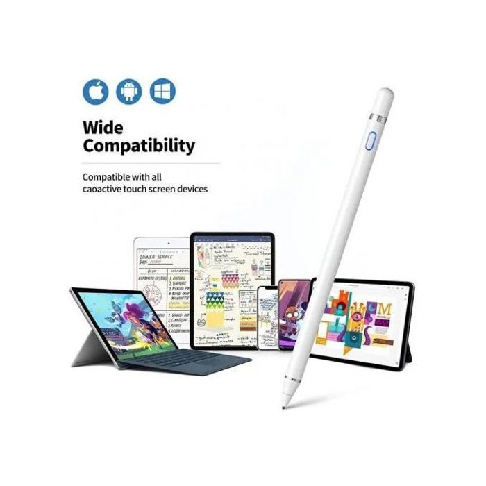 STYLET UNIVERSEL POUR ANDROID IOS WINDOWS CAPACITIF ECRAN TACTILE RECHARGEABLE