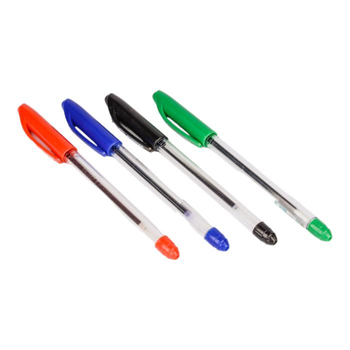 BLISTER DE 4STYLOS À BILLE CRISTAL SKY 4 COULEURS