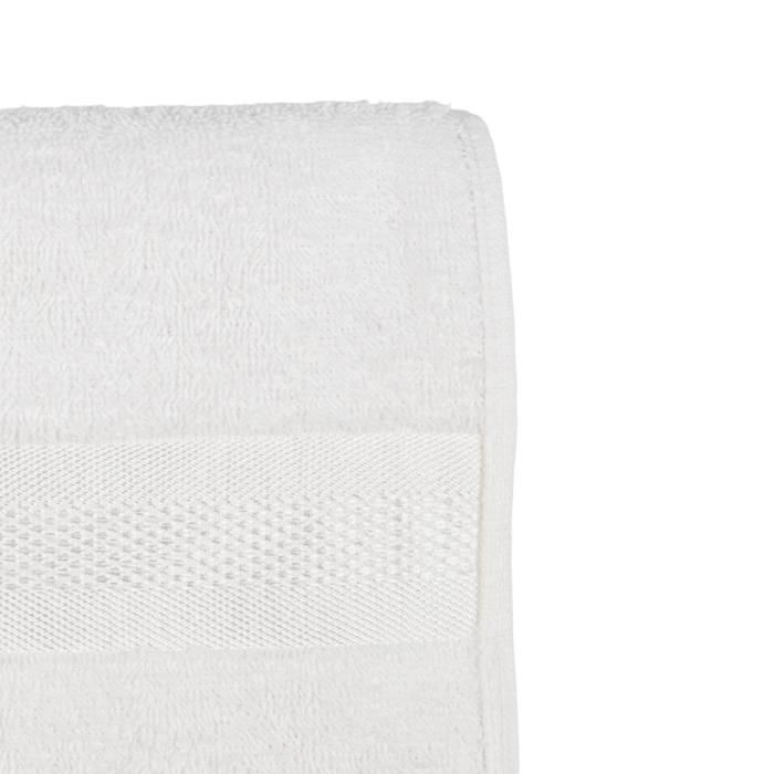 Serviette de bain - GENERIC - ST JOUHARA - Coton - 50x90 cm - 400 g/m2 - Blanc