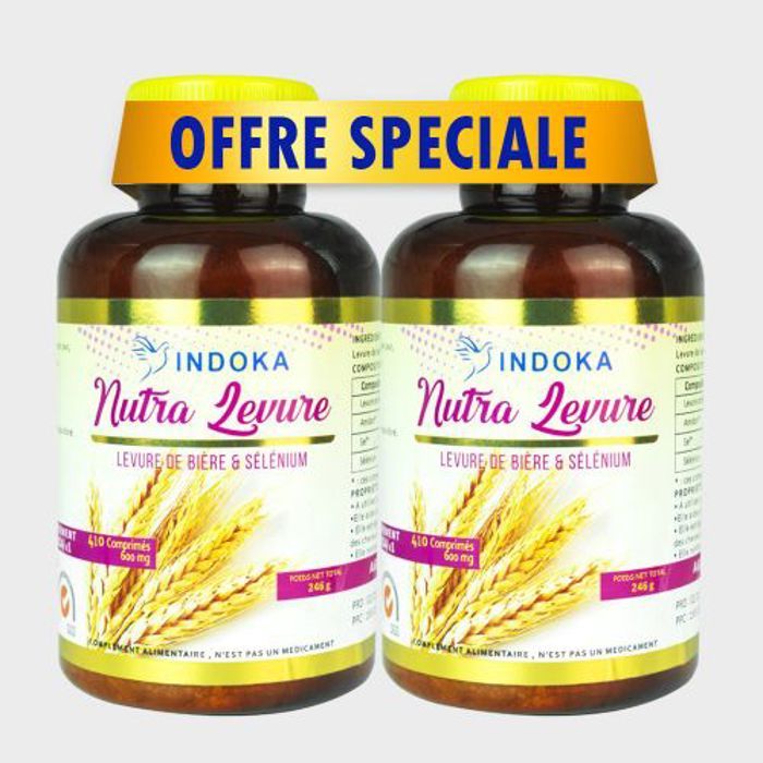 Pack 2 x boites de Nutra Levure 410 Comprimés 600mg