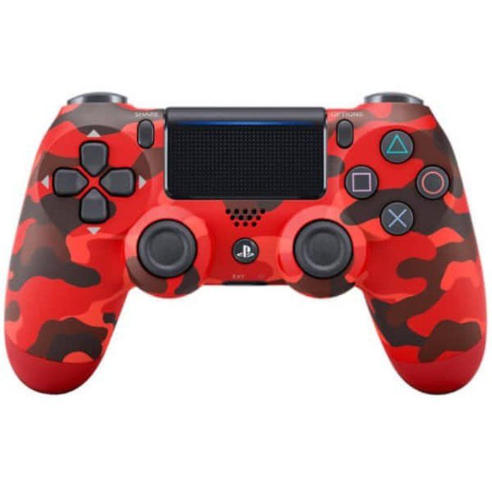 Manette PS4 DualShok 4 Rouge militaire