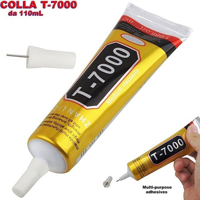 Colle T-7000 Noire - Réparation Écran Téléphone 110ml