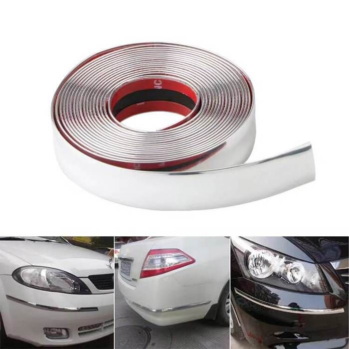Bande Chromé Décoration Extérieur Voiture 5M*3CM