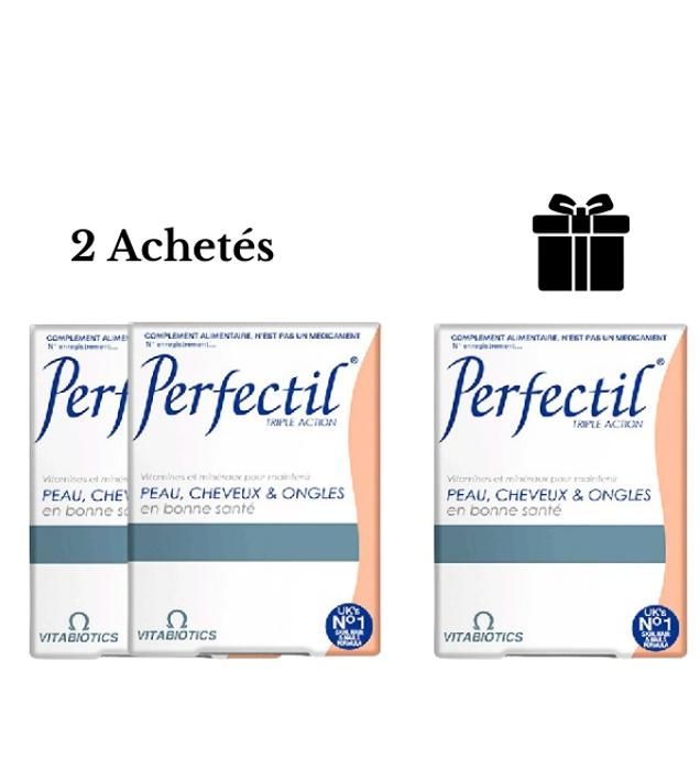 Vitabiotics - Perfectil Original Triple Action - 30 Comprimés 2 Boites Achetés = 1 Offert