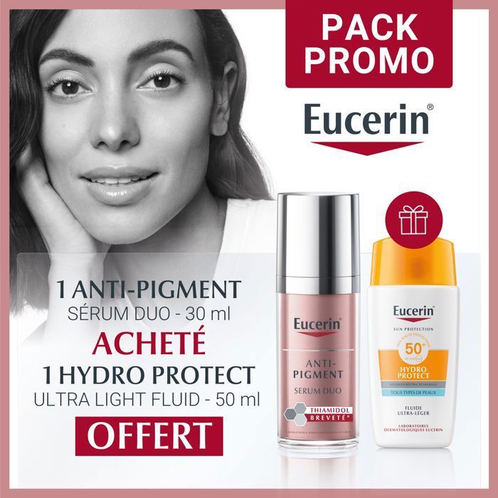 Eucerin ANTI-PIGMENT SERUM DUO 30ML = ÉCRAN HYDRO PROTECT SPF50+ OFFERT