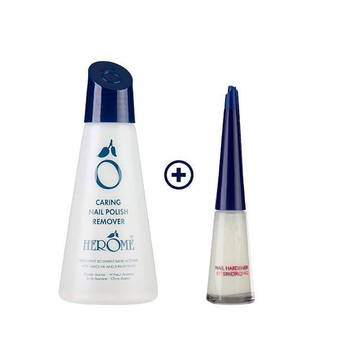 Herôme Duo Pack – Durcisseur Extra Fort + Dissolvant.