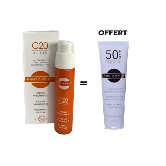 Photo White Duo Pack C20 Serum 30ml+Ecran Opale spf50+ 50ml
