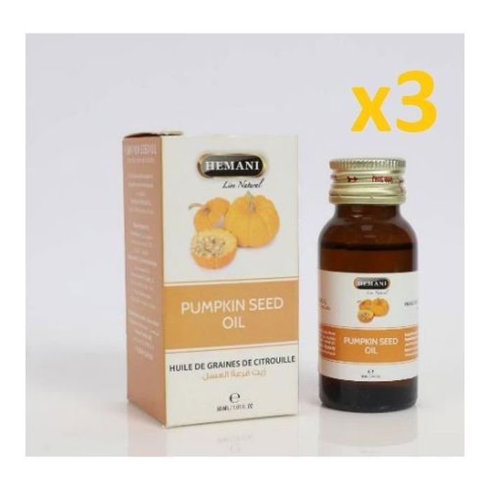 Hemani X3 Huile de graine de citrouilles 30ml