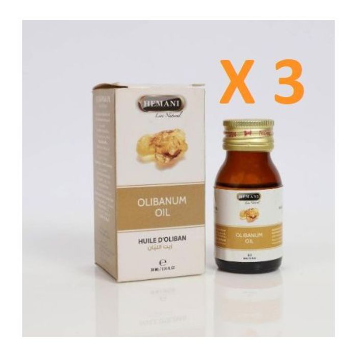 Hemani Huile d'oliban naturelle 30 ml ( Pack de 3 )