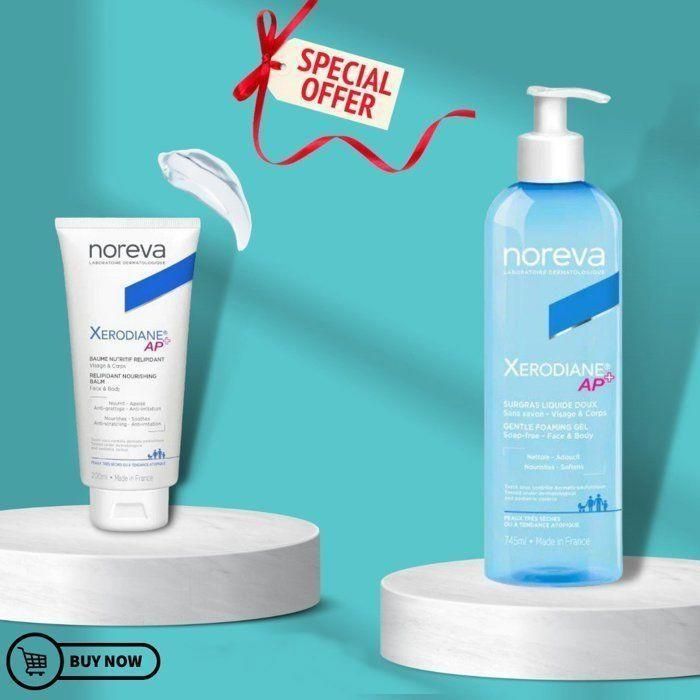 Xerodiane Ap+ duo pack "baume nuit relipidant 200ml+ gel surgras 745ml"
