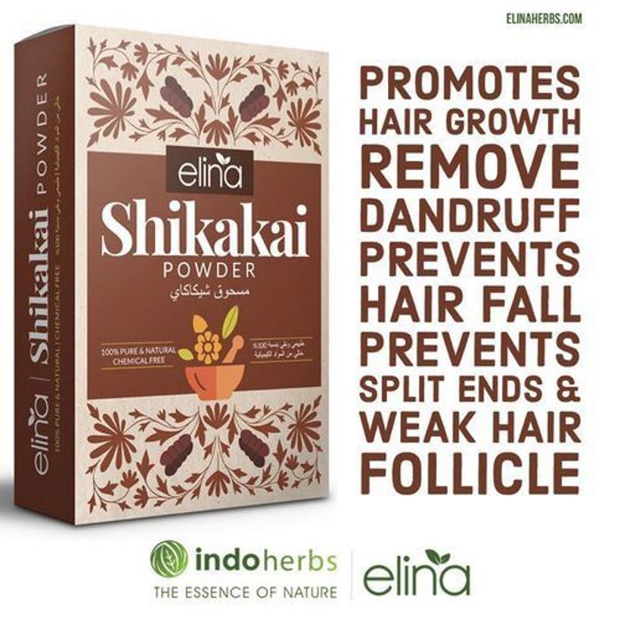 Elina 100g Poudre SHIKAKAÏ ayurvédique. Shampoing Naturel, Soin Capillaire, Pousse De Cheveux, Anti pellicules...