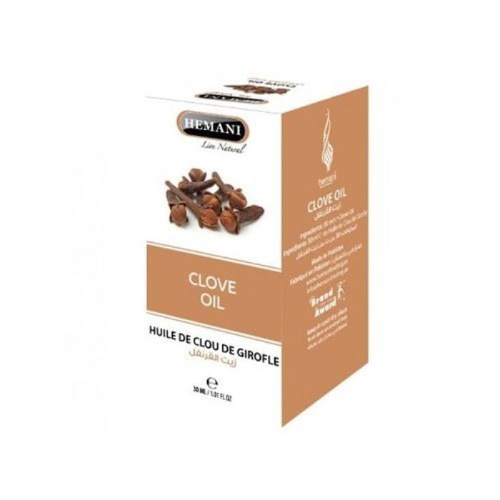 Hemani HUILE ESSENTIELLE DE CLOUS DE GIROFLE 30 ml made in Pakistan