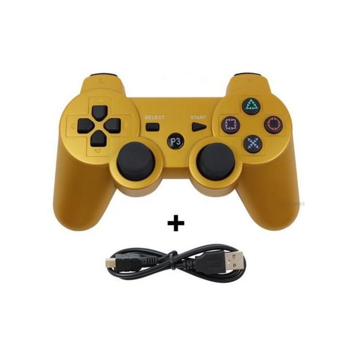 Manette Bluetooth sans fil Gamepad compatible avec Playstation 3 PS3 - Ordinateur PC - TV Box - Smart TV