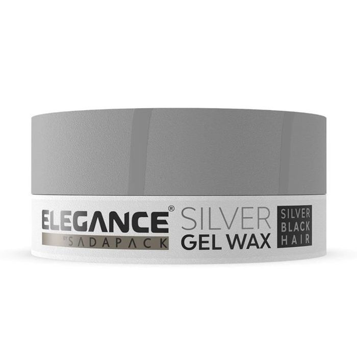 Elegance GEL ELEGANCE SILVER WAX POMADE 140g COLORATION GRIS