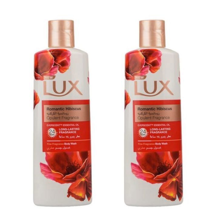 LOT LUX GEL DOUCHE ROMANTIC HIBISCUS 250ML*2
